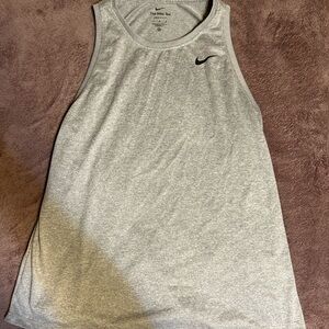 Nike Heather Gray Athletic Tank
